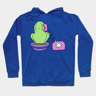 Cactus Making a Call Hoodie